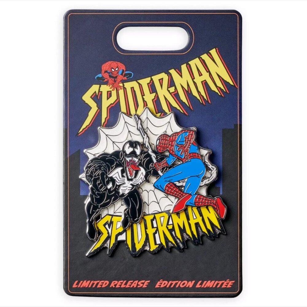 Disney Spiderman And Venom Pin The Animated Series Limited Release New